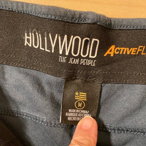 Hollywood Active Flex Men's Navy Blue Casual Shorts Medium (LU) - Picture 7 of 11